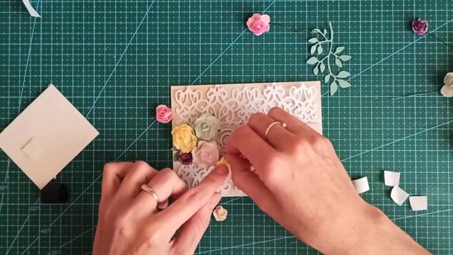 Поздравительная открытка с цветами. Мастер-класс смотреть онлайн