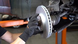 How to change front brake discs on OPEL MERIVA A [TUTORIAL AUTODOC]