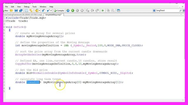 MQL5 TUTORIAL - SIMPLE TREND BASED SELL STOP смотреть онлайн