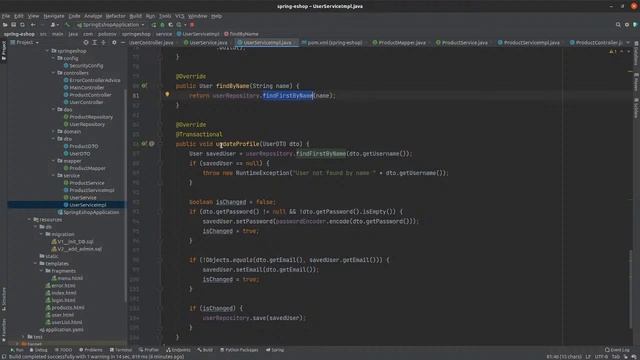 Разработка интернет-магазина на Spring Framework смотреть онлайн