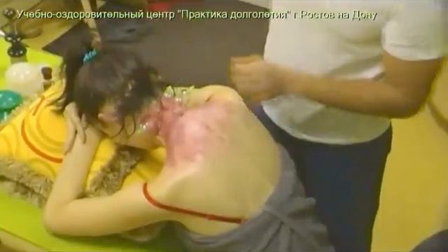 Массаж шеи в висцеральной терапии