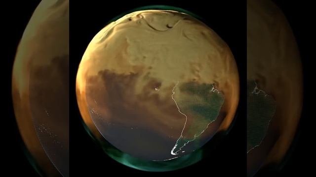 Анимация показывает, как бы выглядел мир, если бы можно было видеть выбросы углекислого газа ? смотреть онлайн