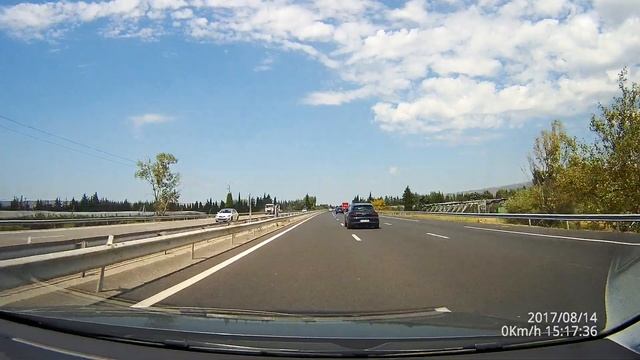 Юг Франции. Поездка в сторону Лиона/Driving in South of France смотреть онлайн