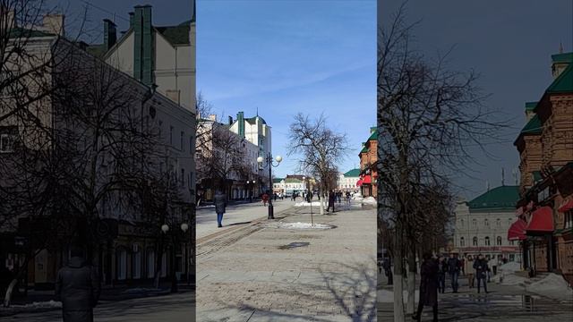 Весна в Пензе. Конец марта. Прогулка по городу. Улица Московская.