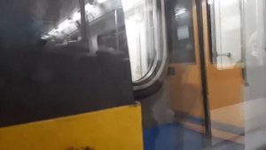 Казанское метро. Кремлёвская - Козья Слобода, на поезде 81-740.4 Русич.4 №0302-0893-0303. Казань