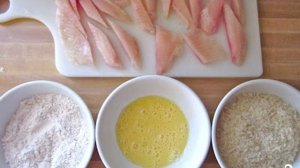 Жареное филе пангасиуса