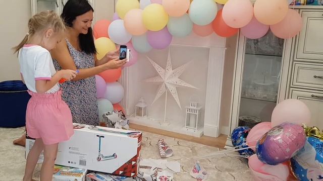 День Рождения дочки 5 лет / подготовка празднование / мой живот в 32 недели беременности ? смотреть онлайн