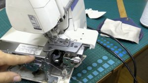 Как перенастроить коверлок JUKU MO - 735 ,  с оверлока на плоский шов .