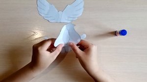 Мастер-класс "Голубь по шаблону"