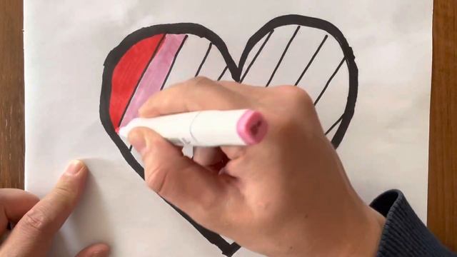 Жүрек суретін салу / нарисовать сердечко / draw a heart смотреть онлайн