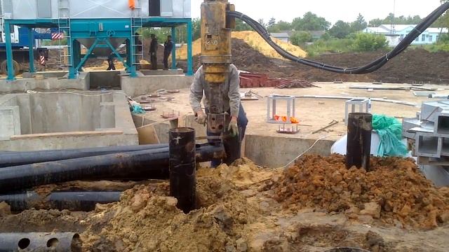 Погружение винтовых сваи смотреть онлайн