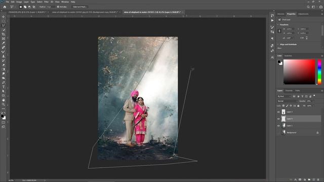 How to Edit Wedding Photos in Photoshop cc 2020 | Cinematic Couple Photo Editing in Photoshop смотреть онлайн