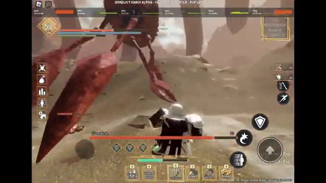 Fighting the Giant Krab… | roblox derelict (part 6) смотреть онлайн