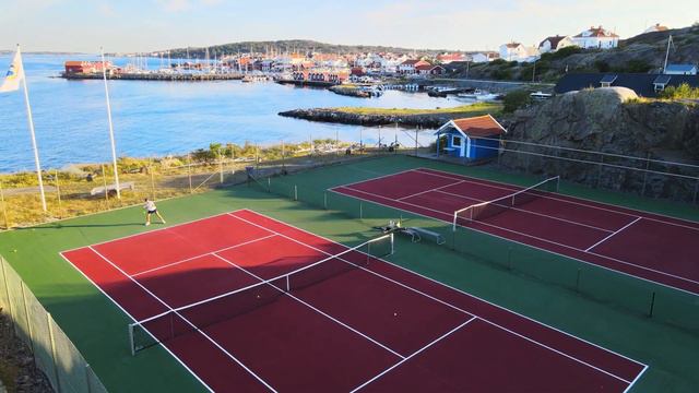 4K Drone Footage | Tennis + Football | Källö-Knippla, West Coast of Sweden смотреть онлайн