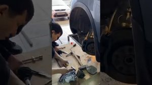 Nissan Qashqai замена пыльника шруса