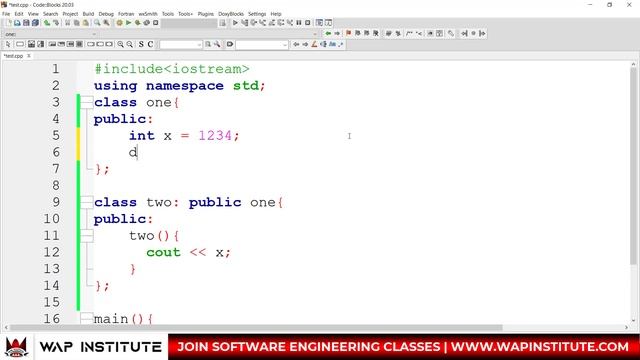 Ch-7 c++ oops inheritance private public protected in hindi | c++ inheritance programs in hindi смотреть онлайн