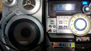 Первый запуск центра SAMSUNG MAX-KDZ110 после ремонта.