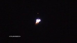 Два Ту-22М3 вылетают ночью на форсажах. Спокойной ночи, Рязань!