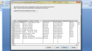 Cruzar datos con Excel y Access