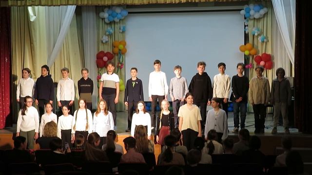 5Б поёт "Милая моя" Юрия Визбора смотреть онлайн