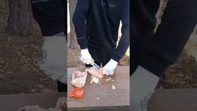 НОЖ охотничий ЯКУТСКИЙ х12мф видео тест #нож #нождляохоты #нождлярыбалки #ножохотничий