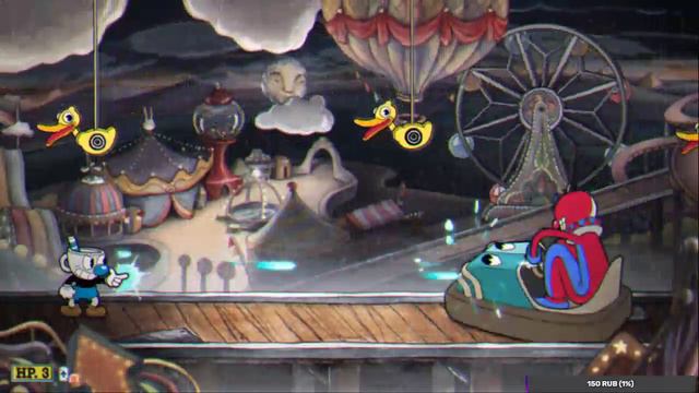 Минус пряничная женщина, плюс монетки ♥ Cuphead смотреть онлайн