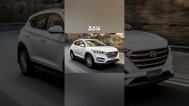 Evolution of Hyundai Tucson (2005-2023)