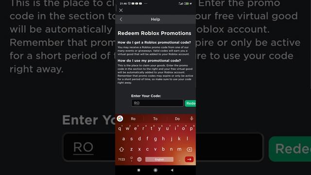 Новый промокод!!!!(В честь того что роблокс есть в тикток!!!) смотреть онлайн