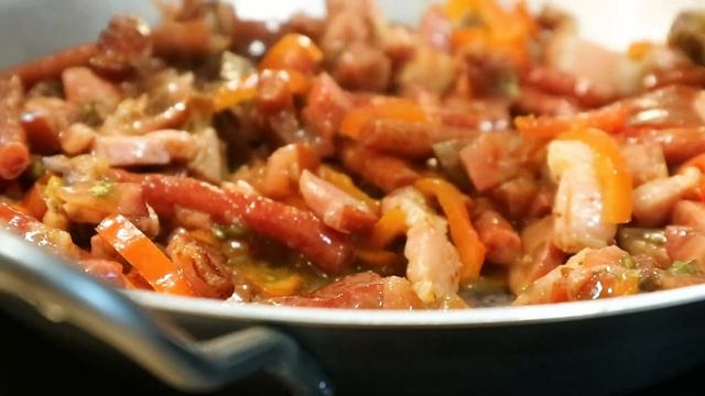 Вы никогда ни ели такой вкусной пасты! Паста тальятелле с беконом и кабаносами