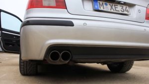 BMW 525i E39 Magnaflow exhaust sound ( Sportauspuff )14816 M54b25