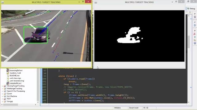 Multi target tracking Java OpenCV - 02 смотреть онлайн
