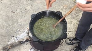 Азербайджанский плов с ГАЗМАГОМ, Зеленью и мясом в казане, безумно вкусно