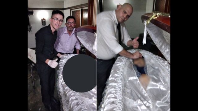 Сотрудники похоронной службы устроили фотосессию с трупом Диего Марадоны