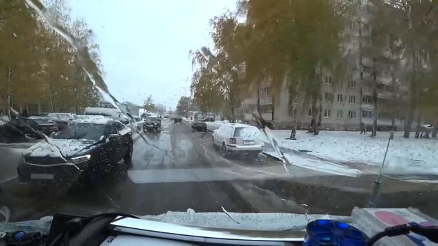 Дальнобой!!! Первый снег застал меня в Могилеве!!! Развез четыре точки/ взял груз домой!!! смотреть онлайн