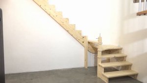 Видео монтажа лестницы К-031м Profi&Hobby