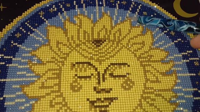 Алмазная мозаика. Финальный отчёт 🌞Готовая картина от Diamond Dotz