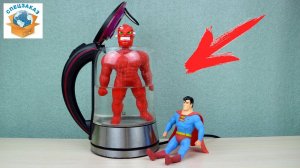 ЖЕСТЬ!! СВАРИЛ VAC MAN И СУПЕРМЭН В ЧАЙНИКЕ. ЭКСПЕРИМЕНТ АНТИСТРЕСС СТРЕТЧ | СПЕЦЗАКАЗ