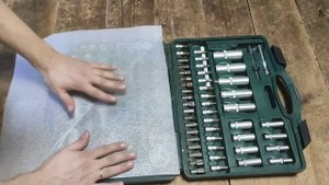 Кейс с инструментом. Теперь головки не вываливаются.