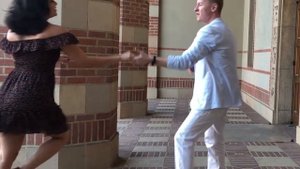 Salsa Dancing to La Gozadera by Gente de Zona and Marc Anthony