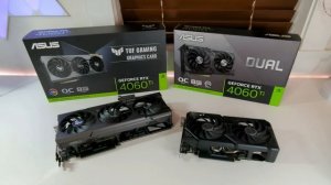 ASUS GeForce RTX 4060 Ti TUF Gaming and Dual Graphics Cards Overview
