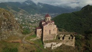 Дорога на Домбай. Карачаевск. Шаонинский храм X века