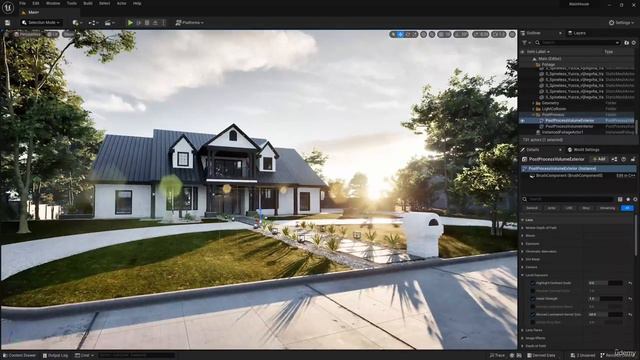 002 Post Process Volume. Final settings