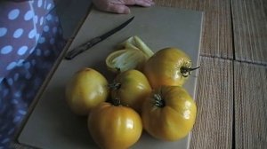 4 сентября 2019г. сорт томата ЛИСКИН НОС дегустация с мамой
