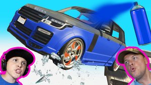 ПЕРЕКРАС Range ROVER и Падение с МОСТА в GTA5 Сколько Проживет ТАЧКА в ГТА5