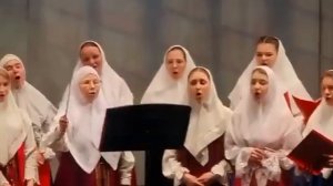 Слава в вышних Богу, духовный стих. Хор Славословие