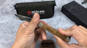 Нож "Trapper Asbach Uralt" 440C Oak Wood / Melchior 115004 от Böker Manufaktur Solingen