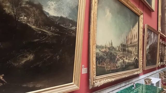 Антонио Каналетто, "Прием французского посла в Венеции" в Эрмитаже смотреть онлайн