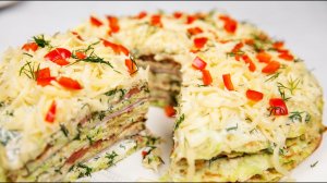 Вкуснейшая ЗАКУСКА из КАБАЧКОВ - САМЫЙ Вкусный КАБАЧКОВЫЙ ТОРТ