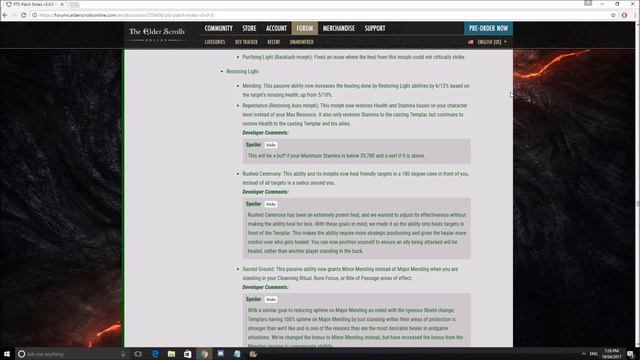 [ESO] Morrowind Patch Notes Tank Review смотреть онлайн