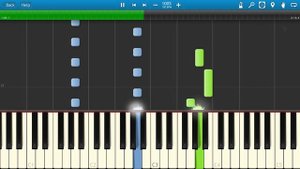 Ласковый Май - Седая Ночь (на пианино Synthesia)